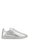 Mm6 Maison Margiela Metallic-finish Low-top Sneakers