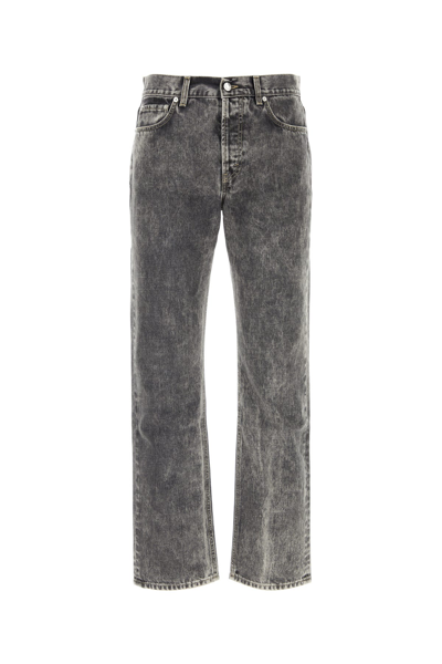 Séfr Straight-leg Washed Jeans In Grey
