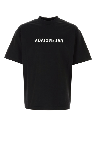 Moncler Cotton T-shirt By Balenciaga In Black