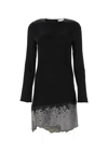 Jw Anderson J.w. Anderson Glitter-embellished Satin Minidress