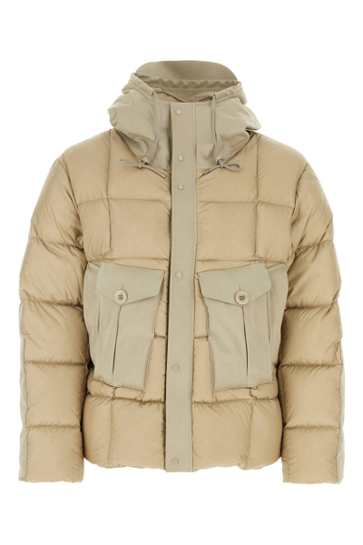 Ten C Tempest Combo Jacket In Beige