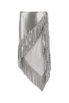 Rabanne Metallic Skirt With Chain Mail Detailing