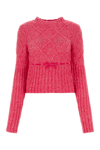 Cormio Oma 5 Embroidered Wool Blend Sweater In Pink