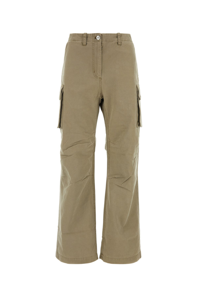Our Legacy Peafowl Cotton Cargo Trousers In Green
