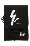 Yohji Yamamoto Clutch Mit Logo-stickerei