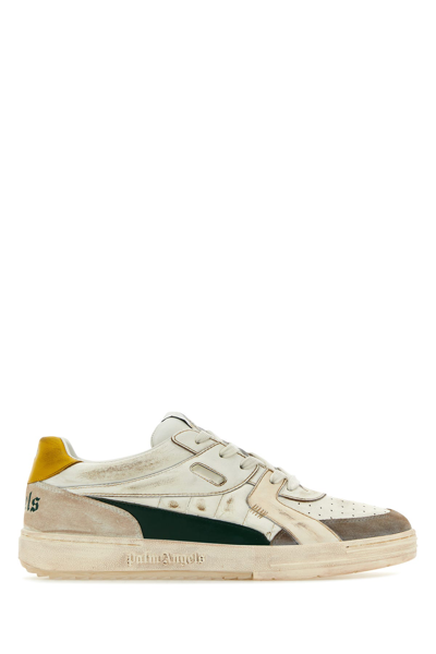 Palm Angels University Old School Trainers In Cream