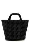 Fendi Borsa Shopping In Cashmere Ricamato Uomo