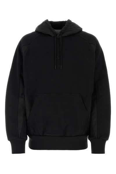 Reebok Oversized Vector Hooded Sweatshirt In Black