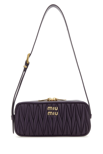 Miu Miu Logo In Purple