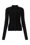 Nensi Dojaka Straight-point Collar Pleated Top