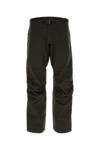 Gr10k Pantalone In Lana Verde Scuro  Uomo