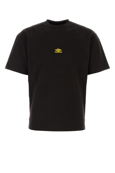 Umbro Graphic Logo Cotton T-shirt In Brown