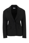 Off-white Off White Black Stretch Wool Blazer