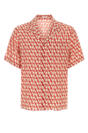 Valentino All-over Toile Iconographe Print Short Sleeve Shirt In Multicolore
