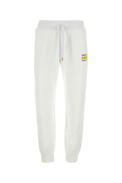 Casablanca Cotton Sweatpants In White