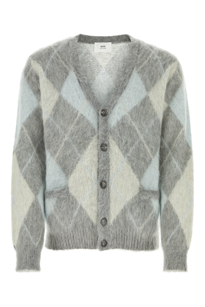 Ami Alexandre Mattiussi Cardigan In Pastel