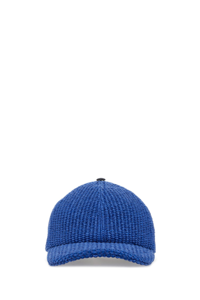 Marni 编织棒球帽 In Blue