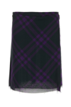 Burberry Check Print Kilt With Belted Detail