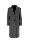 Prada Back Slit Wool Blend Coat
