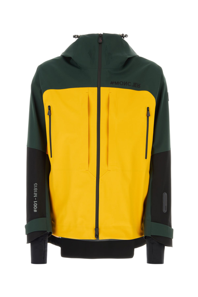 Moncler Grenoble  Brizon Down Jacket Wintercoat In Yellow