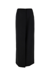 Givenchy Wool And Mohair Long Skirt In Black