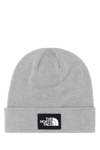 The North Face Melange Light Grey Stretch Polyester Blend Beanie Hat