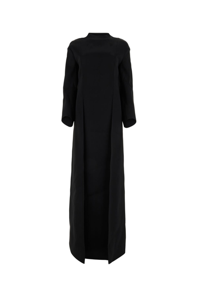 Khaite Clite Long Dress In Black