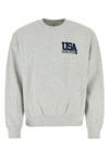 Sporty And Rich Ribbed Cotton Crew-neck Sweatshirt