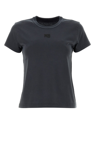 Alexander Wang T T-shirt-m Nd T By Alexander Wang Female In Charcoal