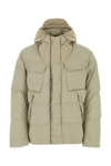 Ten C Nylon Quilted Hooded Jacket With Multiple Pockets
