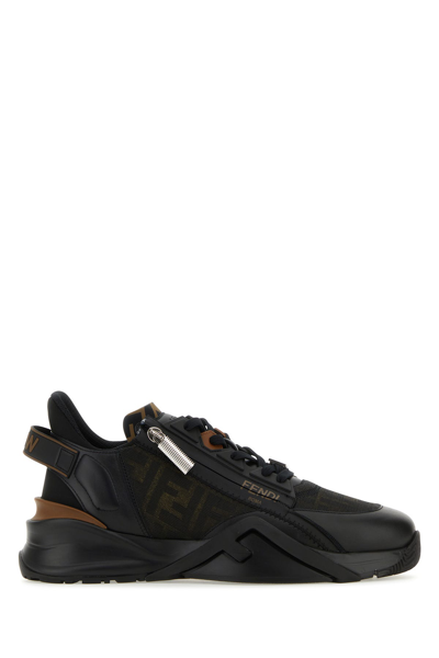 Fendi Flow Sneakers In Black