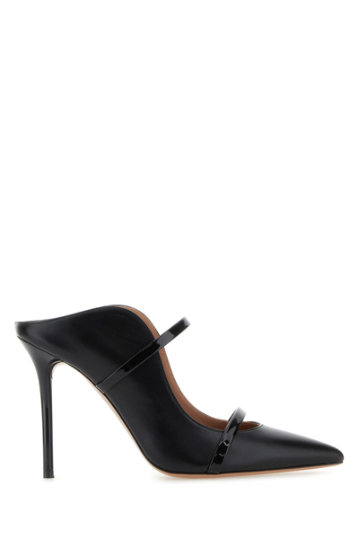 Malone Souliers Scarpe Decolte Alto Aperto Dietro In Black