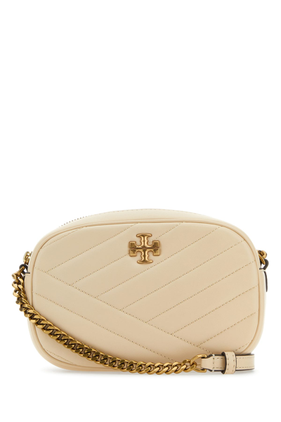 Tory Burch Kira Chevron-stitch Leather Crossbody Bag In Cream