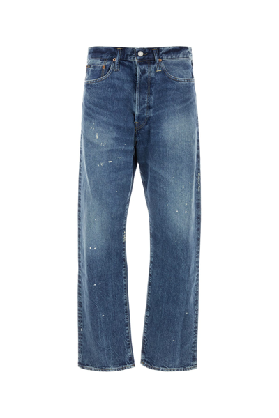 Polo Ralph Lauren Mid-rise Wide-leg Jeans In Blue