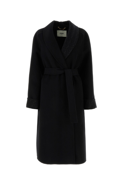 Fendi Dressing Gown In Black