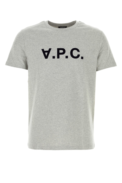 A.p.c. T-shirt-xl Nd  Male In Grey