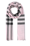 Burberry House Check Wool-silk Blend Scarf