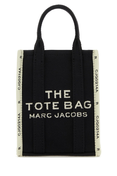 Marc Jacobs The Jacquard Mini Tote Bag In Black