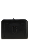 Marc Jacobs Black Leather Mini The Utility Snapshot Dtm Wallet In Black