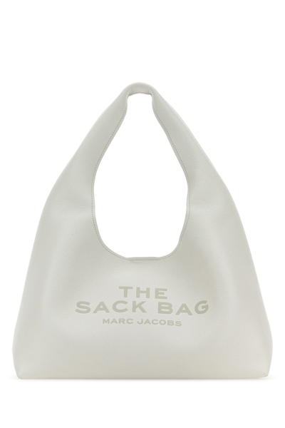 Marc Jacobs The Sack Leather Shoulder Bag In White