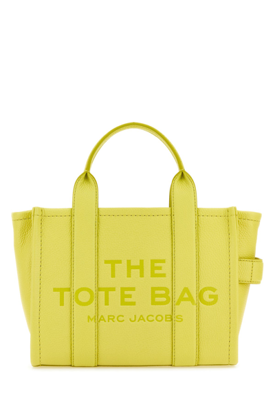 Marc Jacobs The Small 皮质手提包 In Yellow
