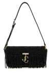 Jimmy Choo Borsa A Spalla Avenue Mini In Raso Nero Donna