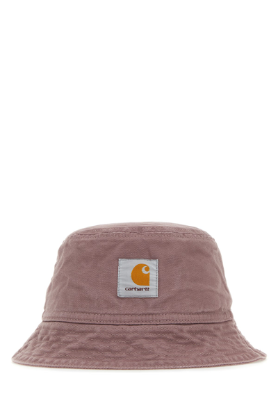 Carhartt Cotton Bayfield Bucket Hat With Wide Brim In Brown