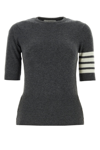 Thom Browne Striped Detail Shortsleeved Jumper