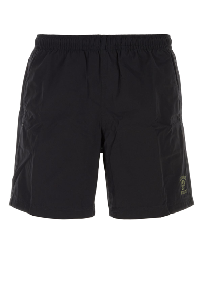 ALEXANDER MCQUEEN ALEXANDER MCQUEEN BLACK NYLON SWIMMING SHORTS
