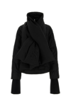 Jil Sander Quilted Down Jacket With Padded Scarf