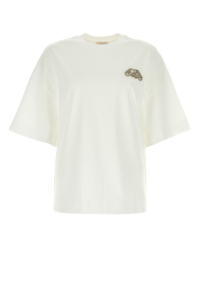 ALEXANDER MCQUEEN ALEXANDER MCQUEEN WHITE COTTON OVERSIZE T-SHIRT