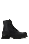 Alexander Mcqueen Alexander Mc Queen Wander Black Leather Boot In Black