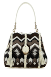 Chloé Embroidered Wool Small Penelope Handbag