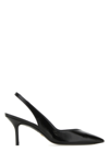 Stuart Weitzman Eva Patent Slingback Pumps In Black